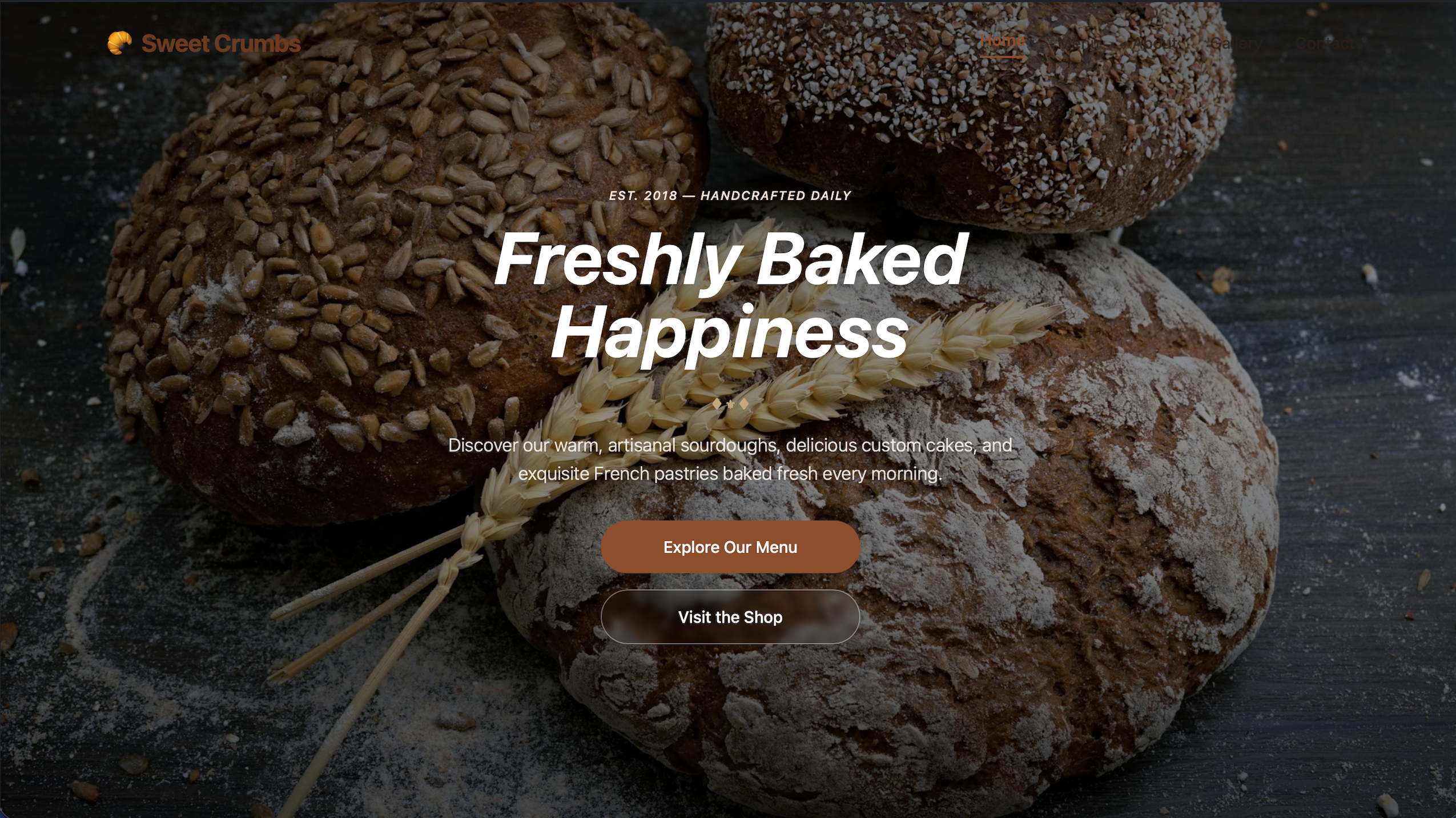 Bakery Website
