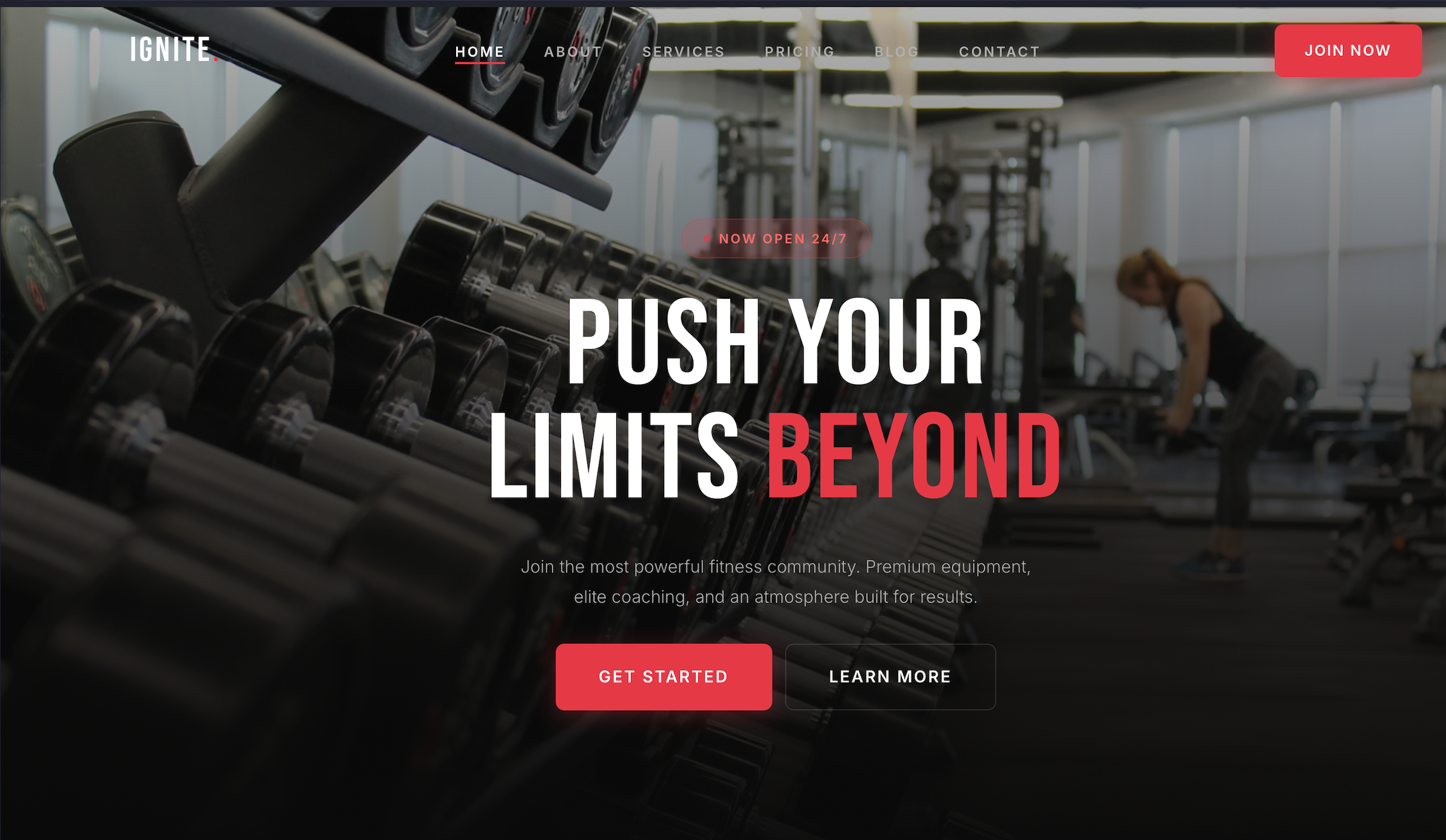 Gym Website